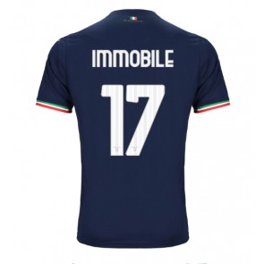 Lazio Ciro Immobile #17 Venkovní Dres 2023-24 Krátký Rukáv